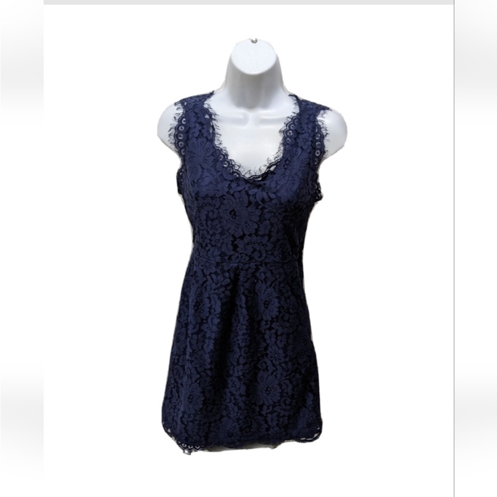 Joie lace dress, navy blue, XS